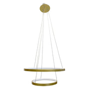 Candellux LUNE lampada sospesa LED 40W ottone Ø50cm