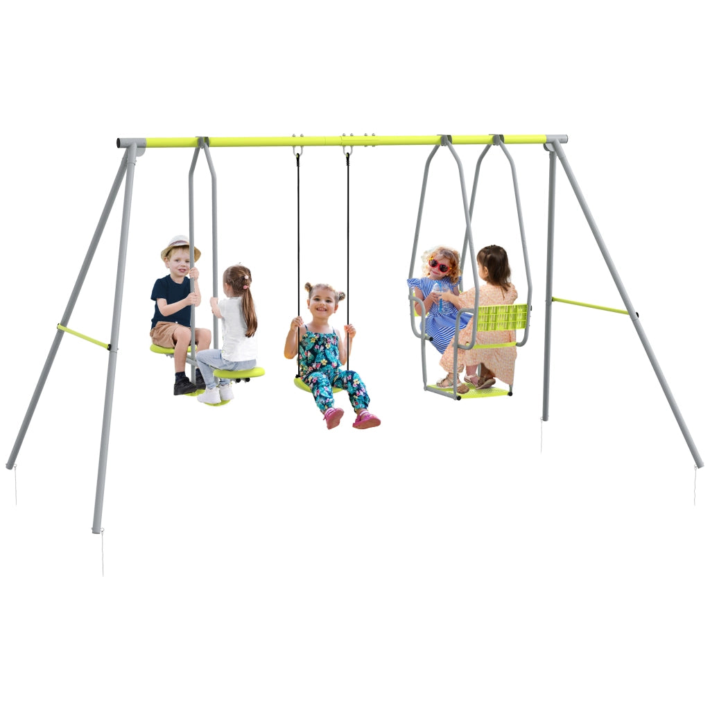 Set 3 in 1 balan?oire portique bambini ¨C zephmum ¨C verde, max 225 kg