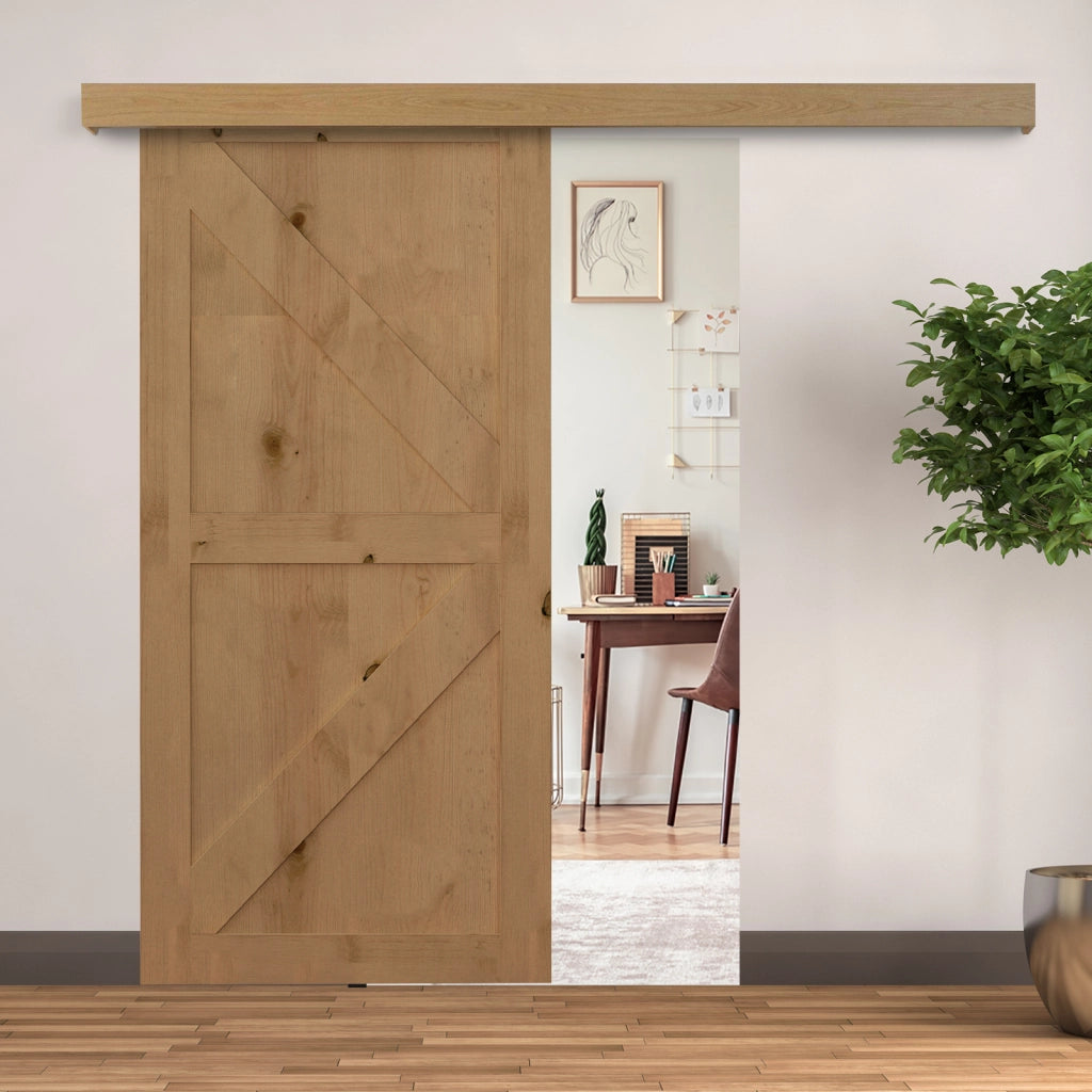 Kit Porte Scorrevoli in Legno ¨C zephmum ¨C Quercia 200x3,05 cm