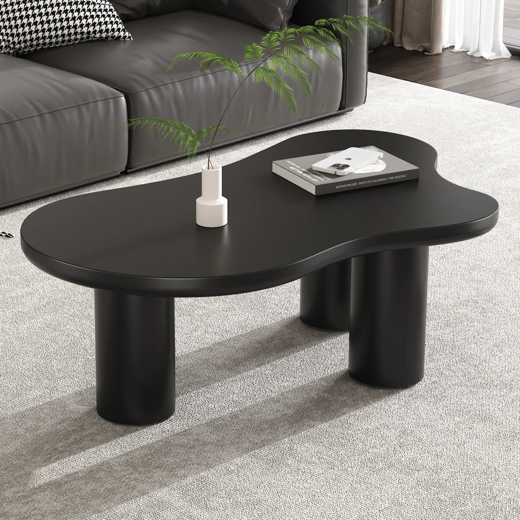 Tavolino da Salotto a Forma di Nuvola in MDF ¨C Xylo ¨C 107x66x40,5 cm