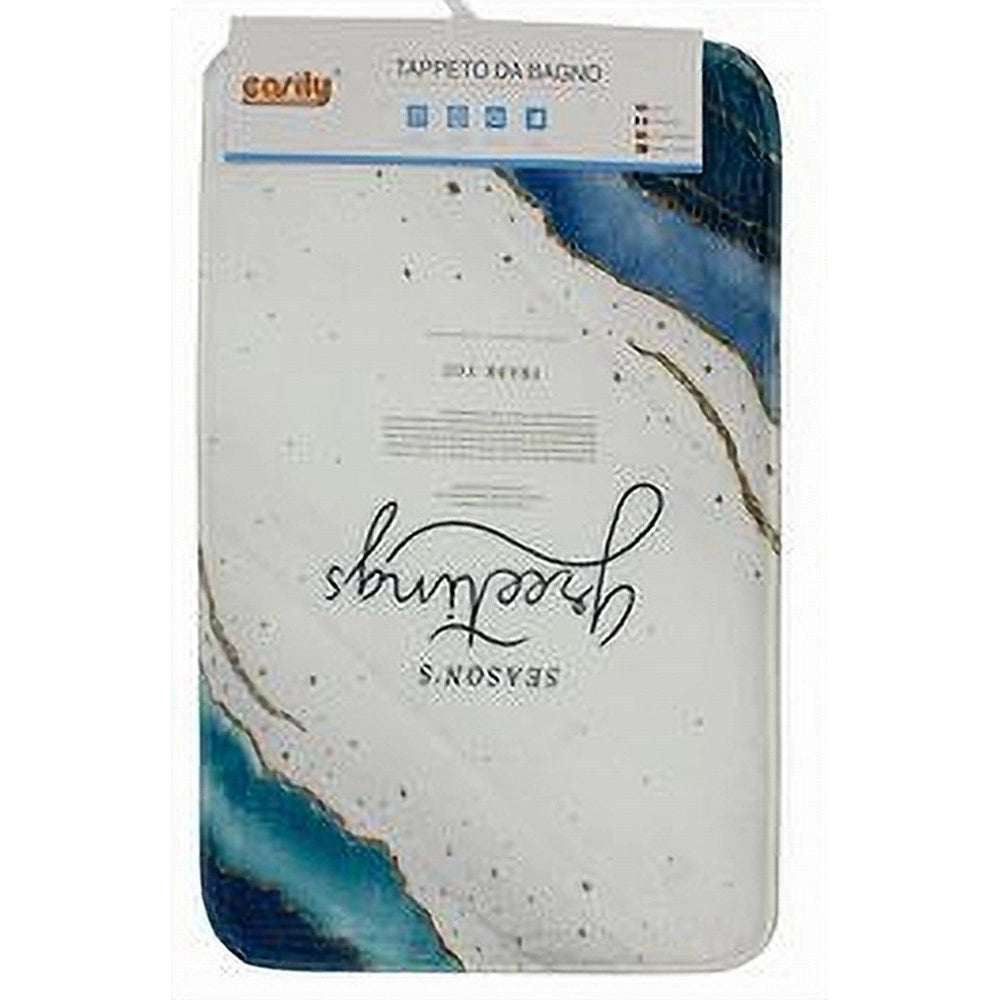 Trade Shop - Tappeto Tappetino Tessuto Arredo Bagno Antiscivolo 40x60 Cm Fantasie Varie 79445 -