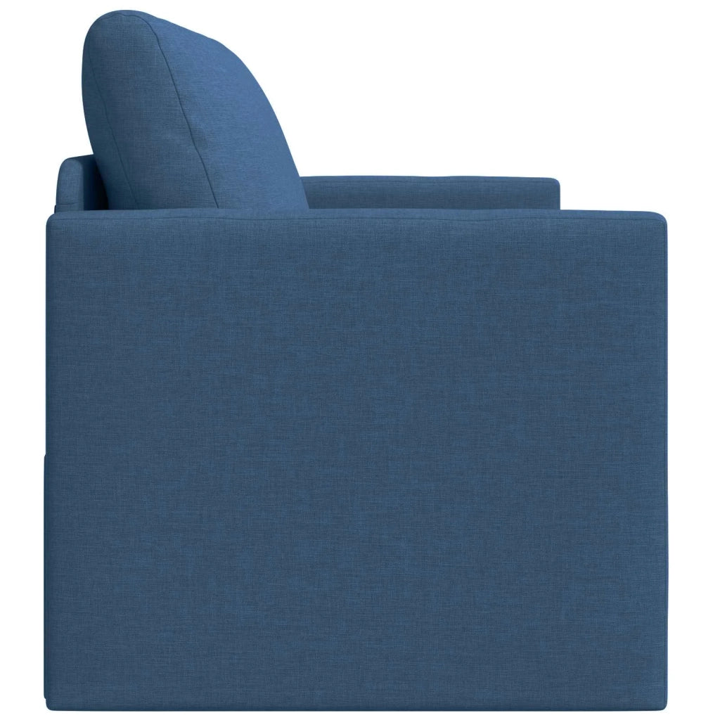 Divano letto 110cm Blu Tessuto 4106698