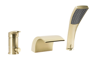 Rubinetto Da Vasca Rea Riven Brush Gold