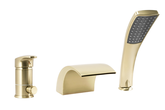 Rubinetto Da Vasca Rea Riven Brush Gold