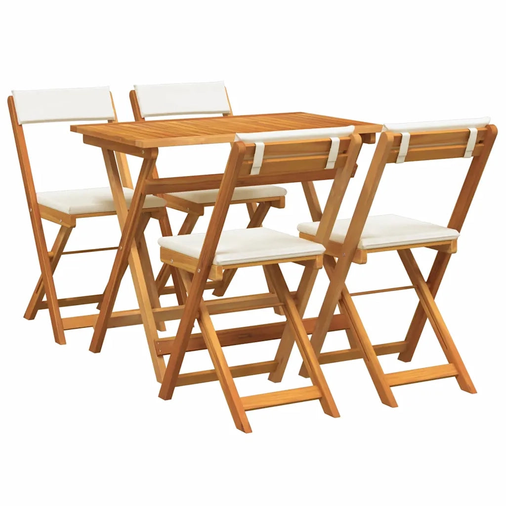 Set bistrot 5 pcs Olio Naturale Legno di Acacia Massello 4105504