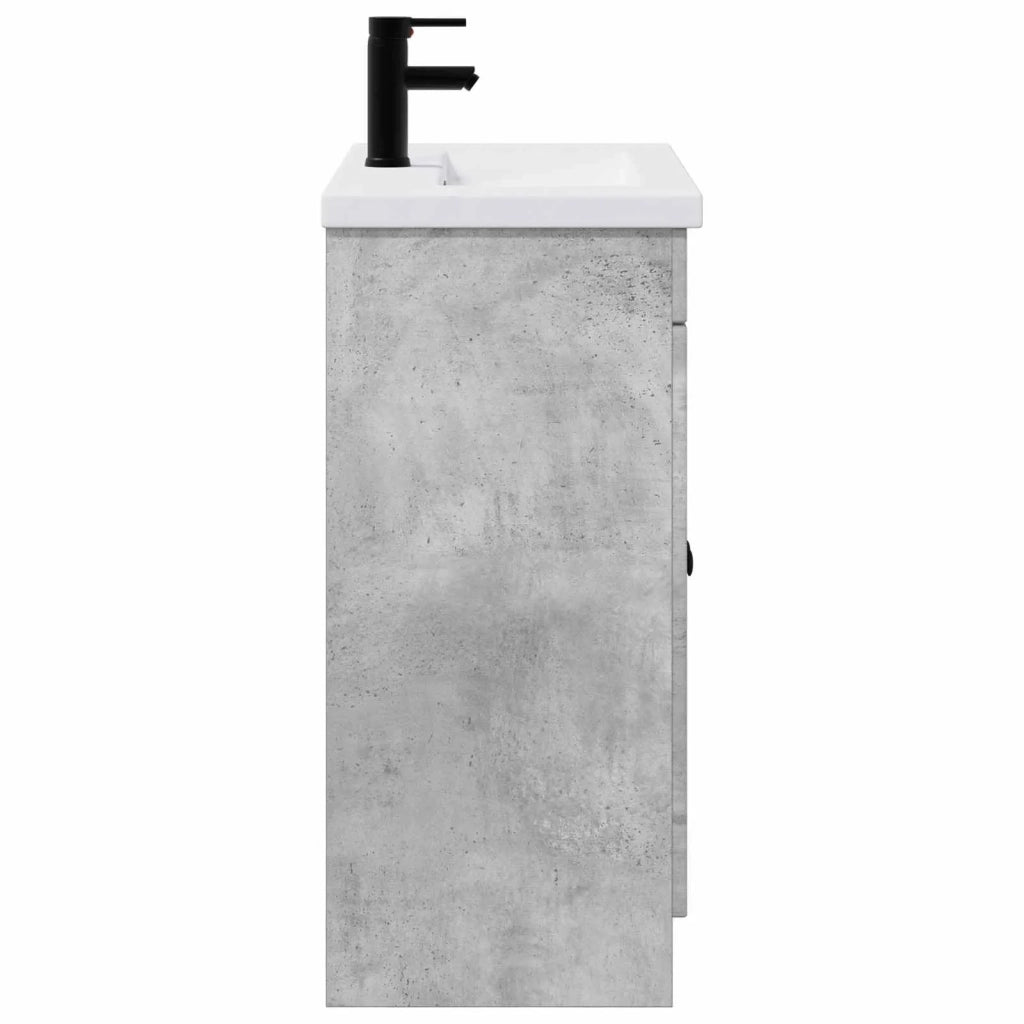 Set di mobili per il bagno Grigio Cemento 78,5 x 37,5 x 81 cm 3404137