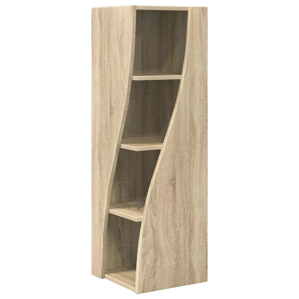 Mobile angolare Rovere Sonoma 32x32x102cm Legno multistrato 889857