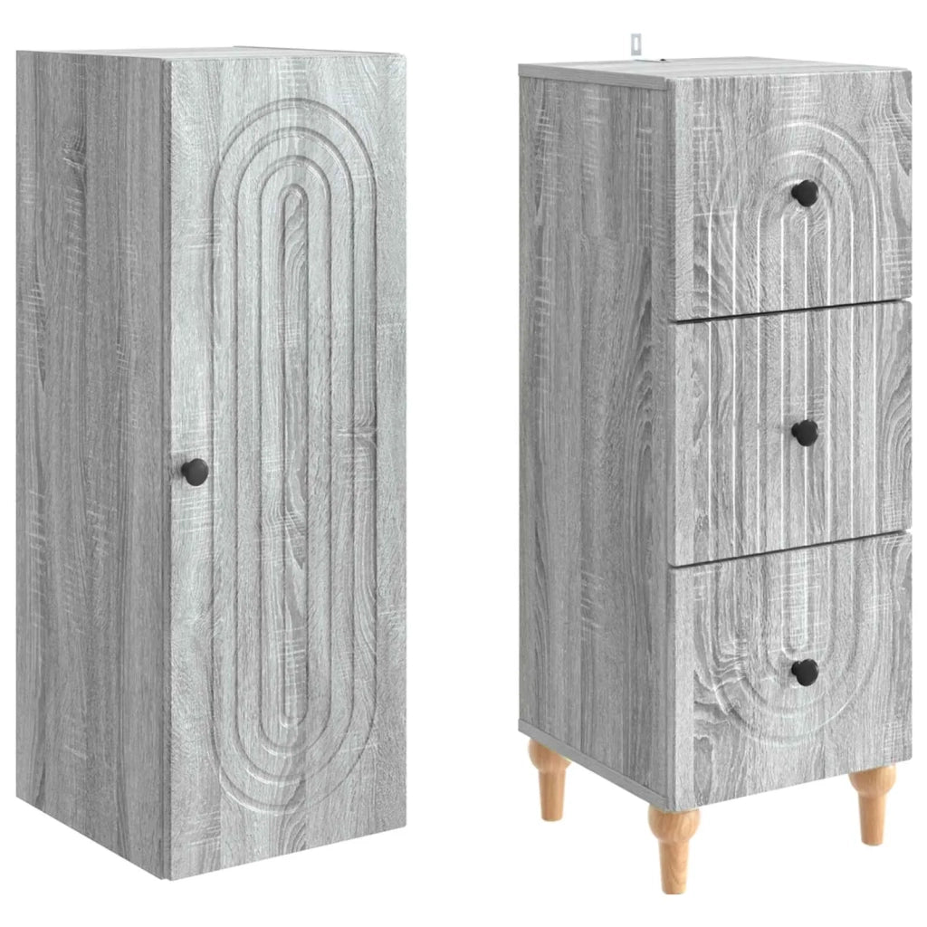 Set di armadi 2 pcs 33 x 34,5 x 90 cm Legno ingegnerizzato 3416472