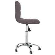 Sedia da Pranzo Girevole Grigio Talpa in Tessuto 3087540