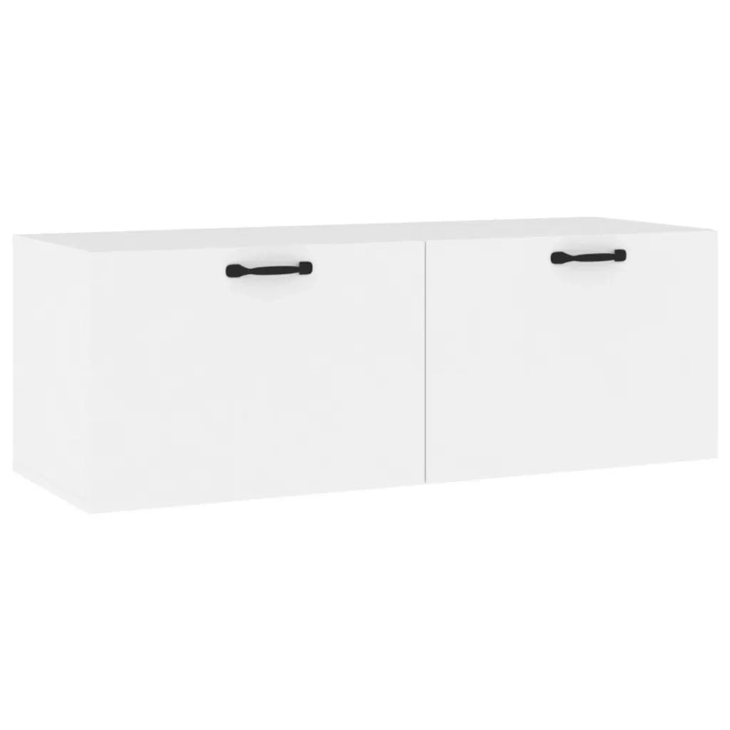 Mobile Pensile Bianco 100x36,5x35 cm Legno Multistrato 812951