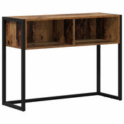 Tavolino | Tavolo laterale Legno vecchio 100 x 36 x 75 cm Legno multistrato