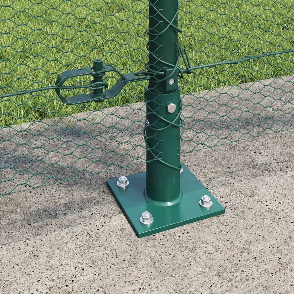 Palo della recinzione Verde 25 x 1,2 m (rete da 13 mm) Acciaio