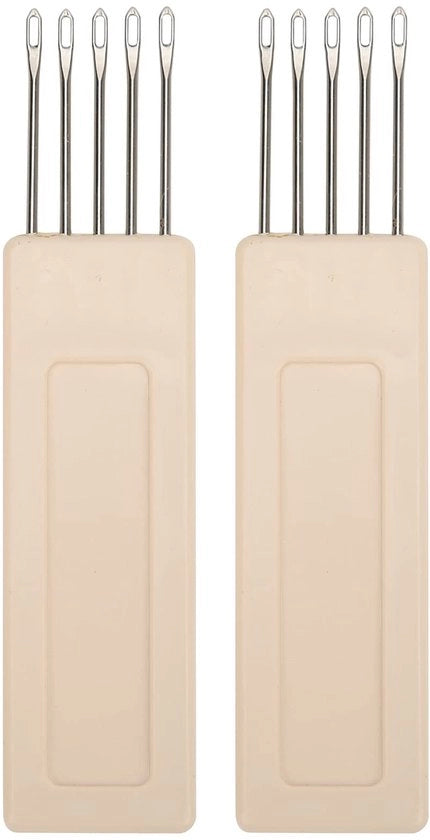 Set di accessori per brei - Transferkam/Naalden - Kunststof/Roestvrij Staal - Set di 2 - Breigerei