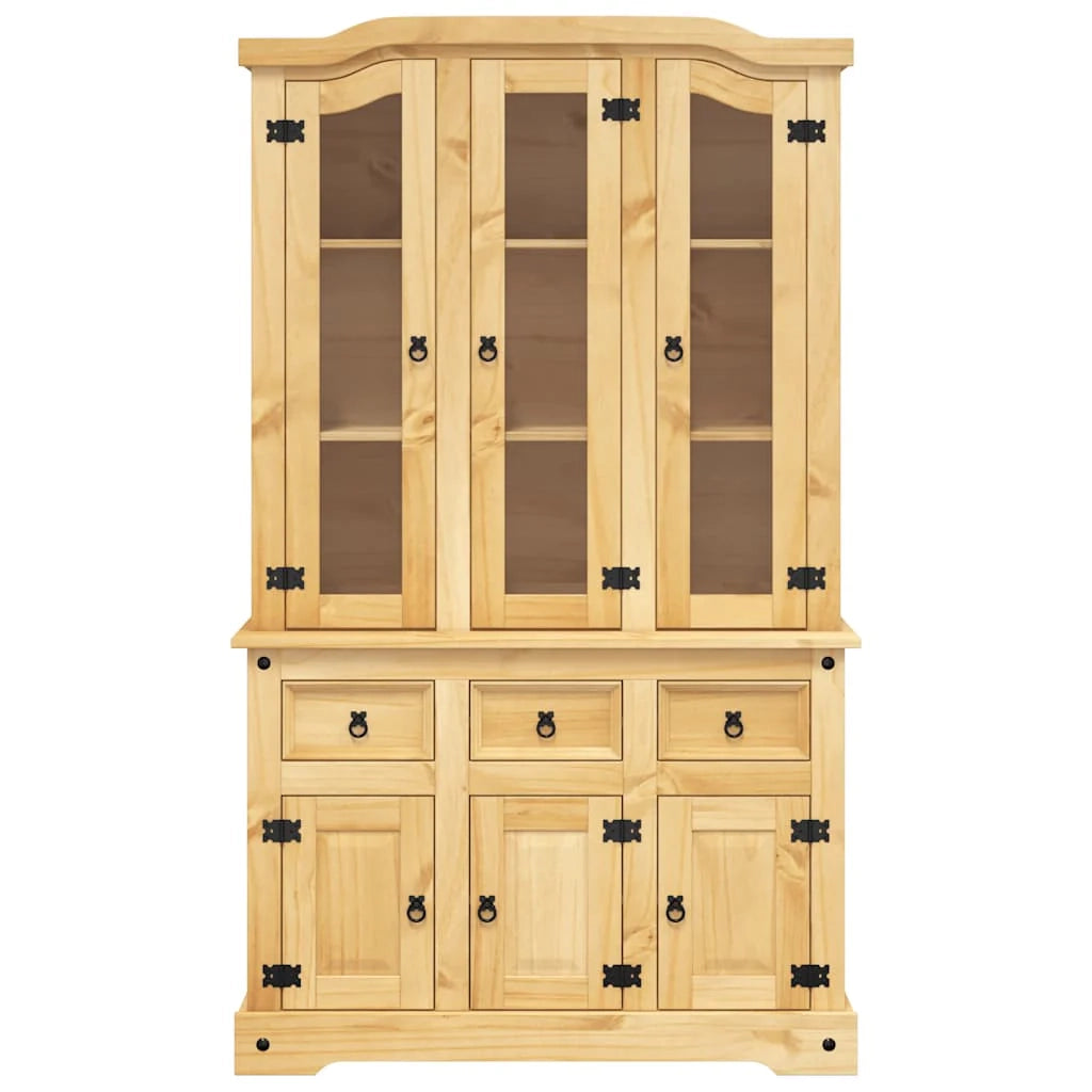 Corona 112 x 43 x 196 cm legno massello di pino marrone 02_0031748