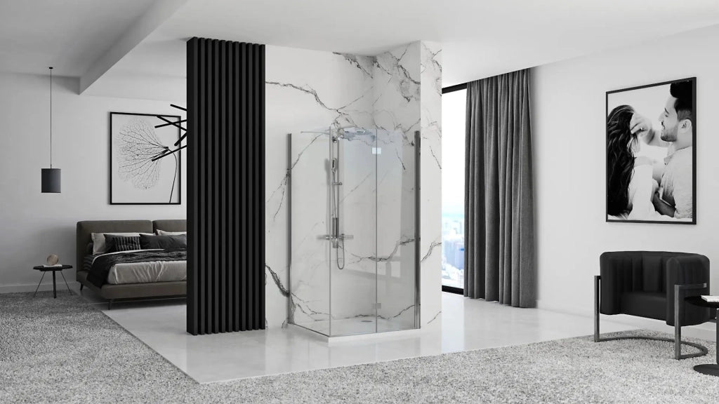 Cabina Doccia Rea Molier Chrom 90x80