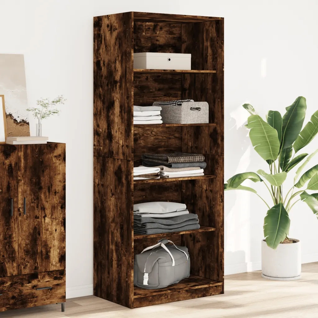 Armadio Rovere Fumo 80x50x200 cm in Legno tecnico 3307724