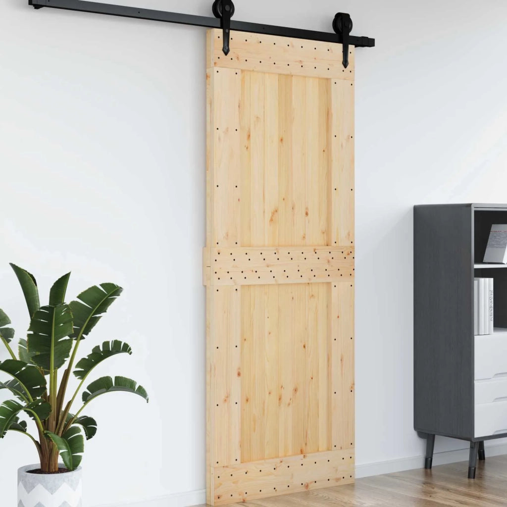 Porta NARVIK Naturale 90 x 210 cm Legno di pino solido