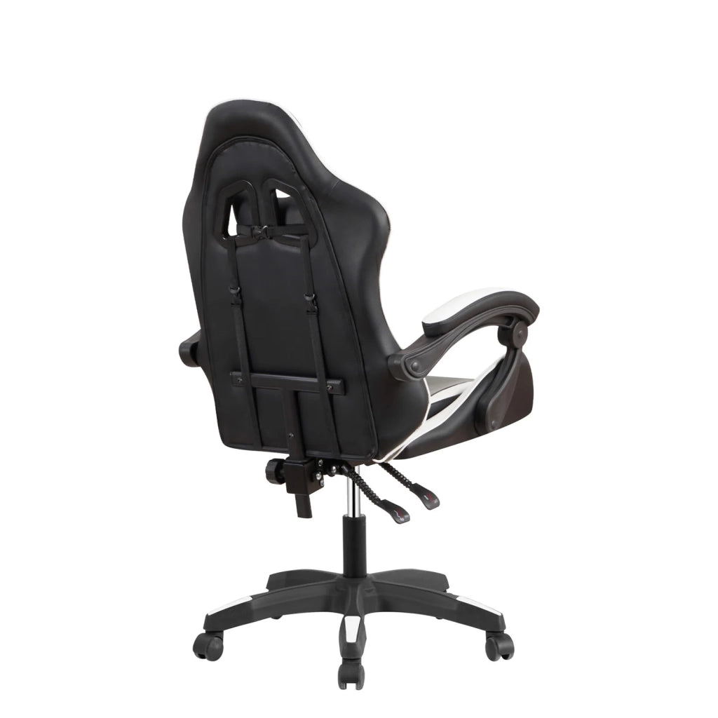 POLTRONA GAMING ALFA NERA/BIANCA SIMILP