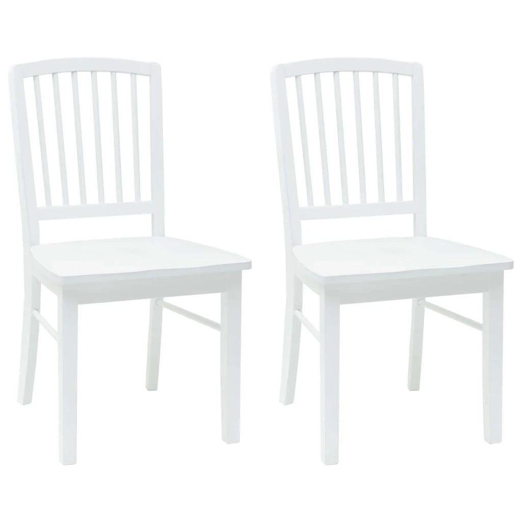 Sedie da pranzo 2 pcs Bianco 50 x 52,5 x 91 cm