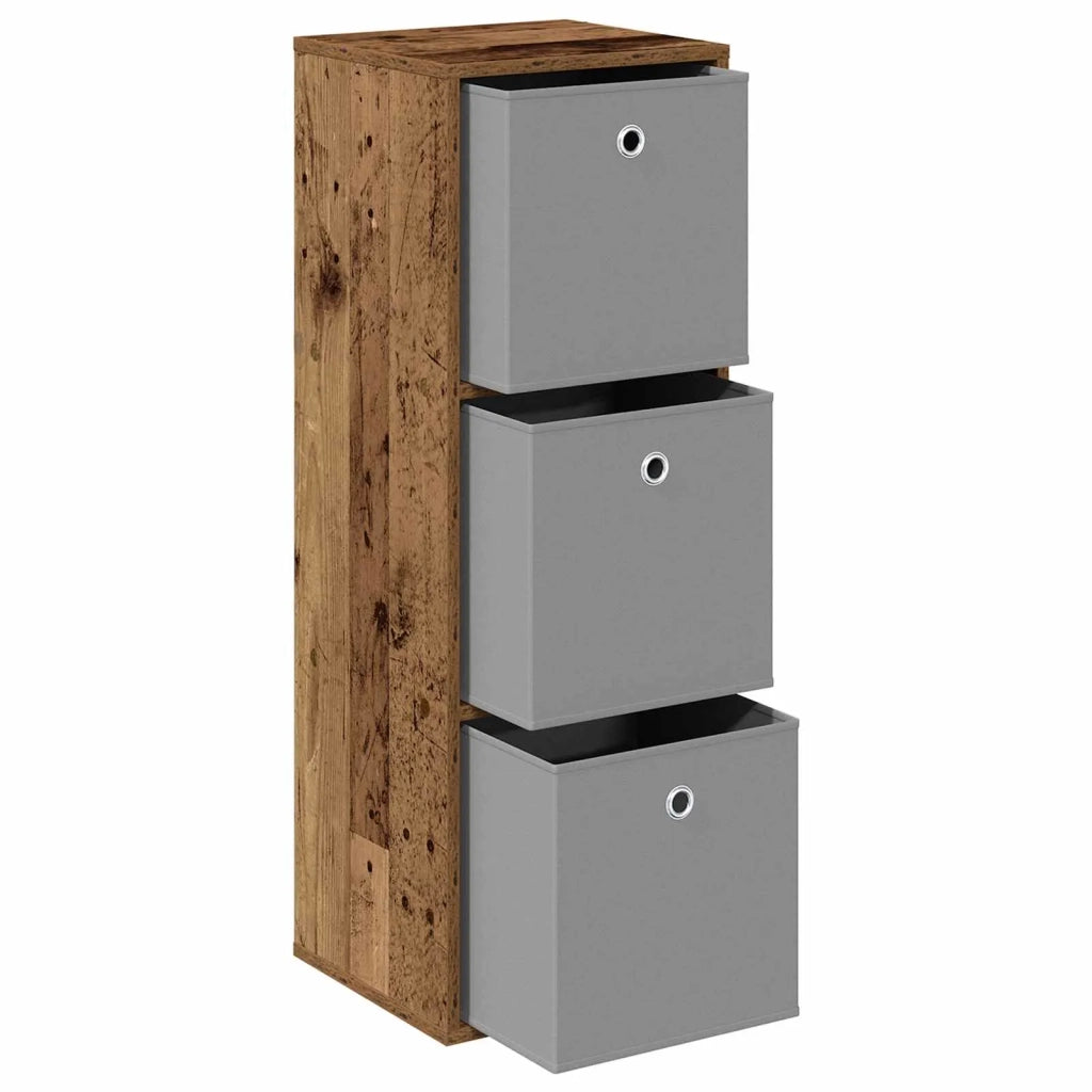Credenza | Madia | Buffet da pranzo | Armadio da pranzo con cassetto Legno vecchio 35 x 32 x 99,5 cm