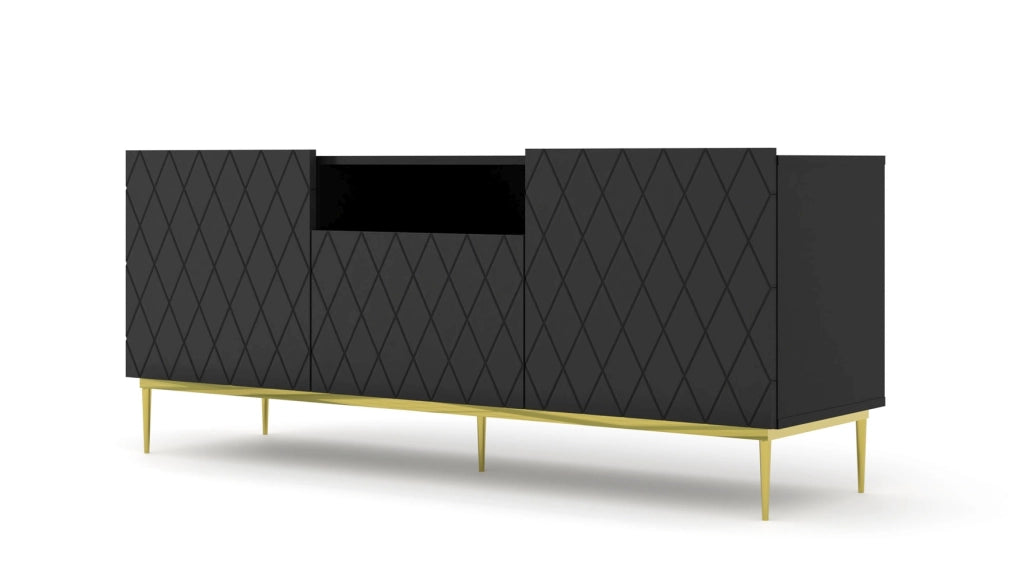 COLLEZIONE MOBILI DIUNA RTV2D1K 145 NERO OPACO