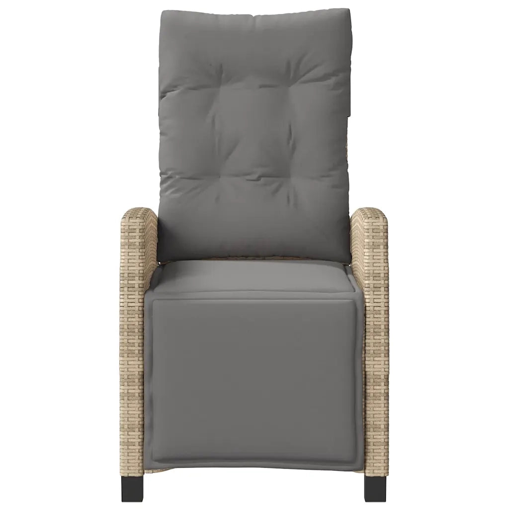 Set da Bistrò 3 pz con Cuscini Beige Misto in Polyrattan