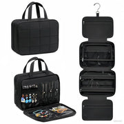 Tas da Bagno Sospesa per Donne con Borsa di Accessori, Grande Capacità, Design Puffy e Griffe 360° (Nero)