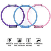 Trade Shop - Anello Manubrio Doppio Pilates Yoga Fisioterapia Stretching Riscaldamento Palestra -