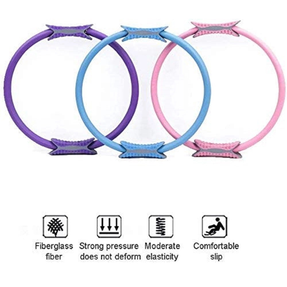 Trade Shop - Anello Manubrio Doppio Pilates Yoga Fisioterapia Stretching Riscaldamento Palestra -