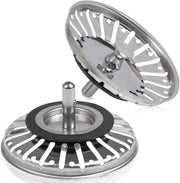 Filtro di scarico - Gootsteenzeef - Valvola di scarico - Zeef - 8,4 cm - Acciaio inossidabile