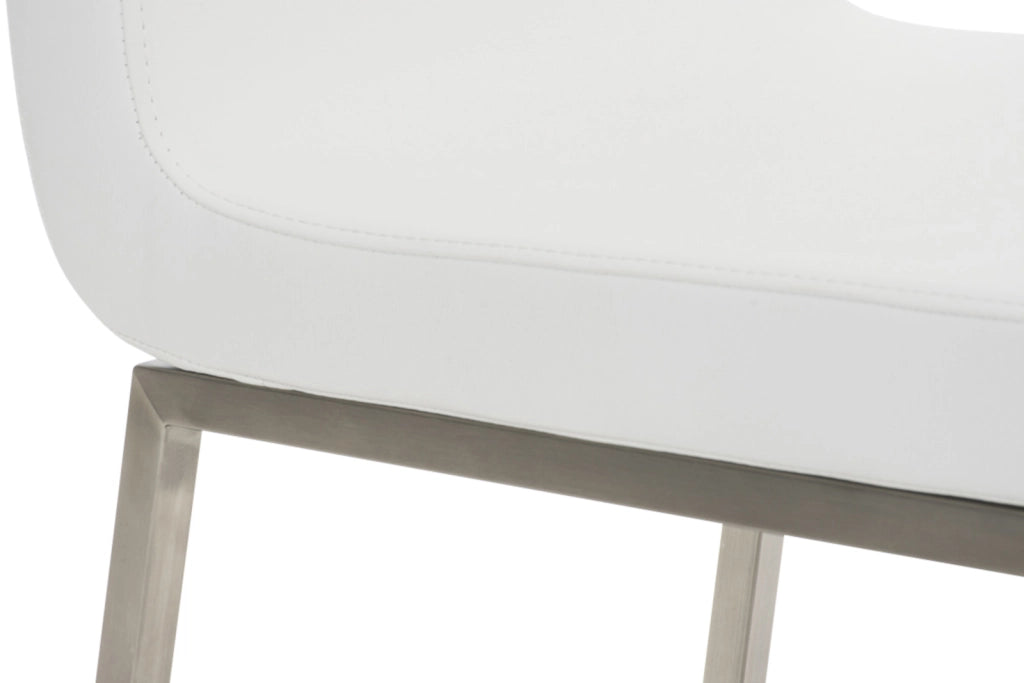 Set di 2 sedie da pranzo Colmar bianco