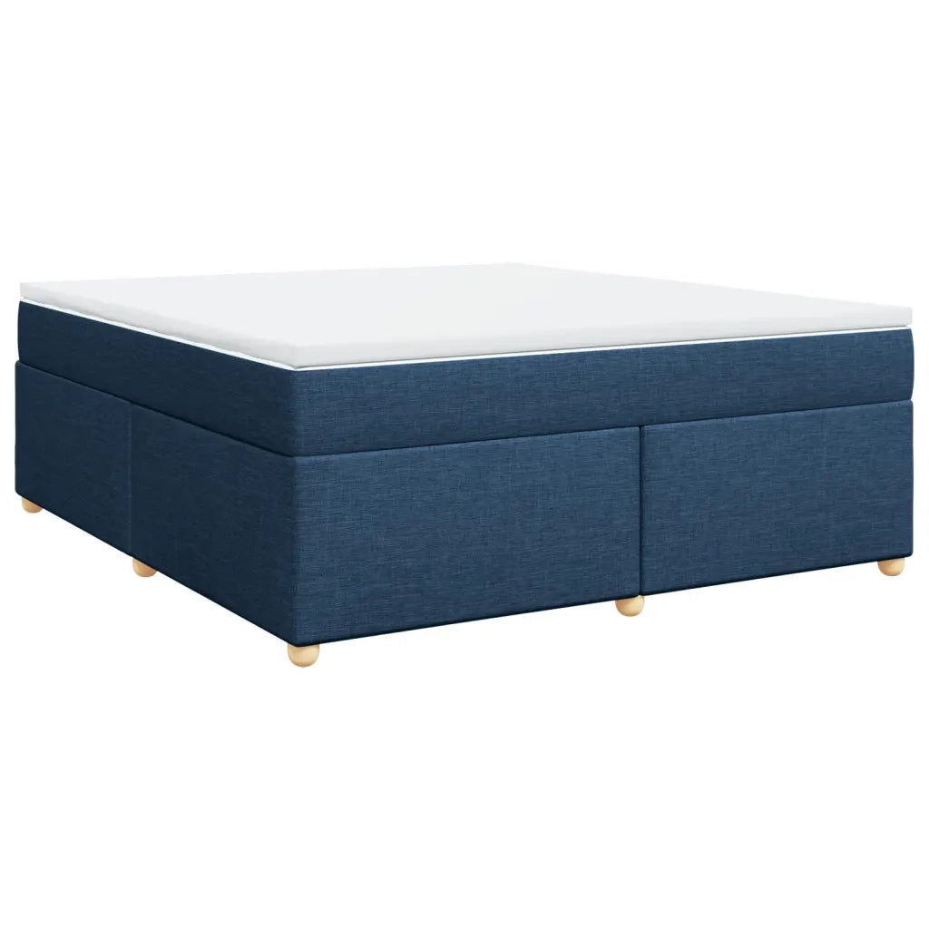 Giroletto a Molle con Materasso Blu 180x200 cm in Tessuto 3285400