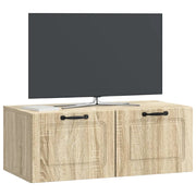 Mobile TV da Muro | Armadietto TV | Mobile Porta TV Rovere Sonoma 78,5 x 41 x 30 cm