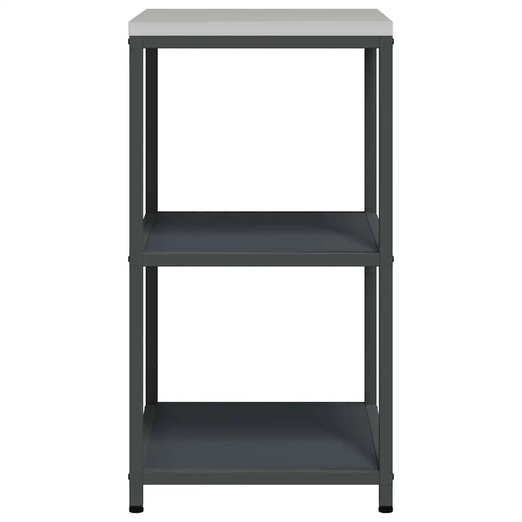 Stoccaggio in cucina Antracite 60 x 50 x 92 cm Acciaio 874963