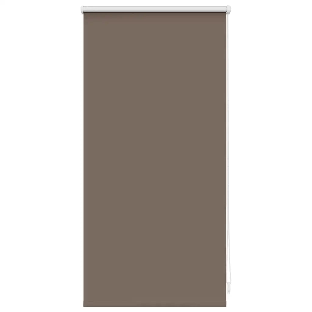 Tenda a rullo oscurante 44,4x100 cm Tessuto Larghezza 40 cm Caffè 240735
