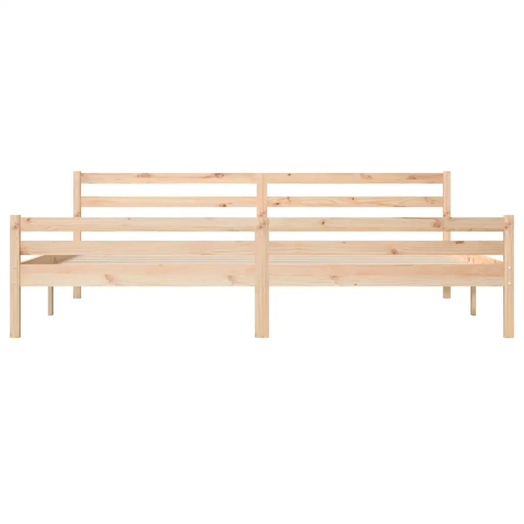 Giroletto senza Materasso in Legno Massello 200x200 cm 814839