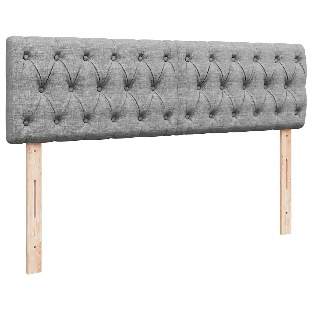 Struttura Letto Pouf con Materasso 140x200 cm in Tessuto 3312395