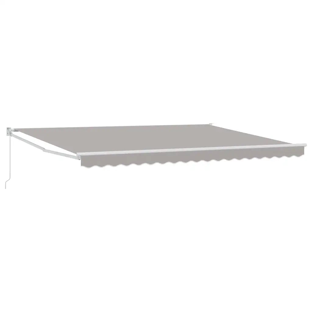 Tenda da Sole-Tenda parasole per balcone Grigio chiaro 450 x 300 x 165 cm 622066