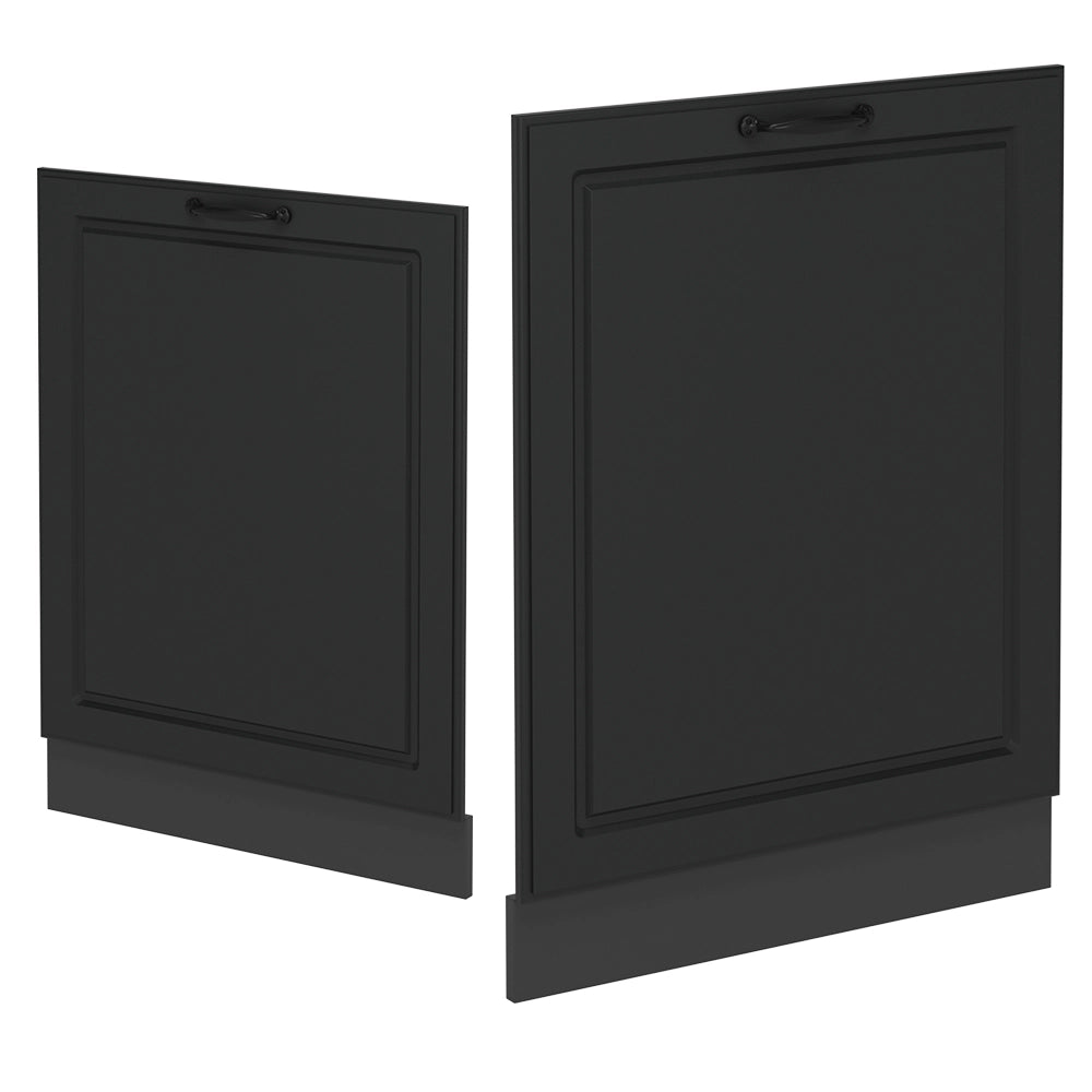 Pannello frontale della lavastoviglie R-Line Antracite rustico/Antracite 60 cm, PL Marmo Vicco
