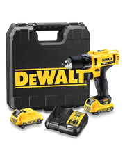 Trapano a Percussione DeWALT DCD710D2T (2 x 2,0 Ah + DCB107 + valigetta per il trasporto)