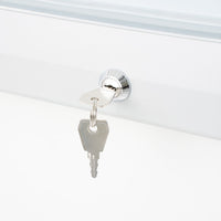 Bacheca da Esterno con Apertura a Ribalta 102,5x106,7x4,7 cm in Alluminio Grigio Chiaro