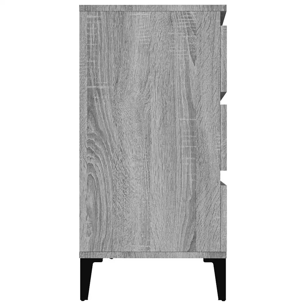 Credenza Grigio Sonoma 60x35x70 cm in Legno Multistrato 823054