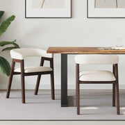 Sedie da pranzo 2 pcs Marrone Chiaro 54 x 57 x 73 cm 42020420