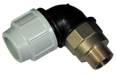 GOMITO A 90  ° DI TRANSAZIONE IN OTTONE PLASSON- 11/4 x 40- PLASS- pezzi 1