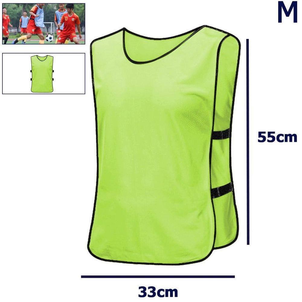 Trade Shop - Pettorina Da Allenamento Gilet Casacca Sportiva Scuola Calcio Sport Basket Color -