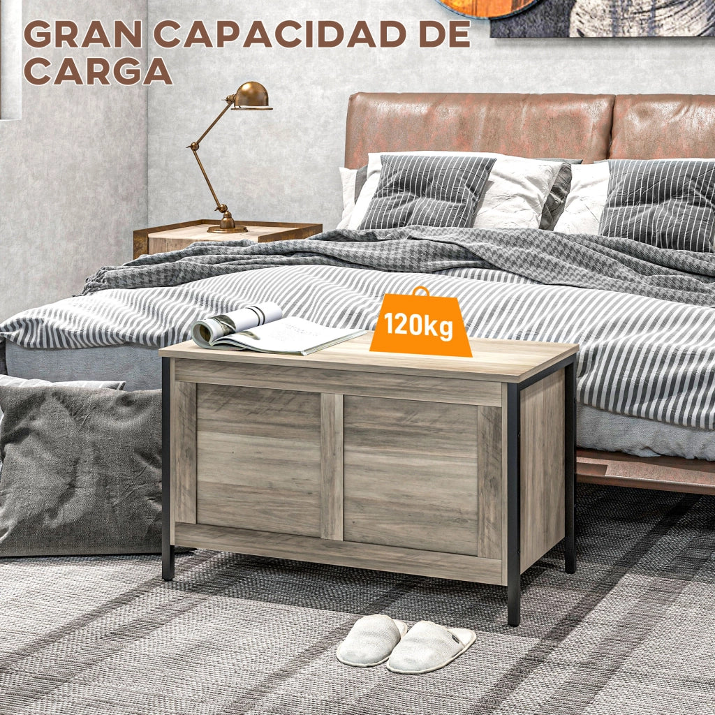 Letto contenitore con cassetti ¨C zephmum ¨C 80x40x50 cm grigio