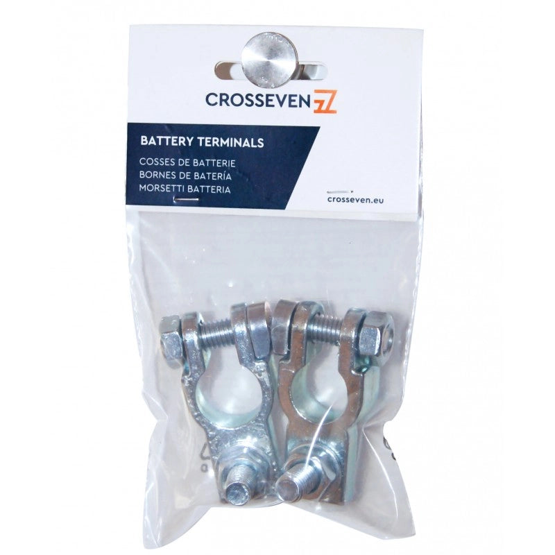 MORSETTO BATTERIA ZINCATO DADO M8-