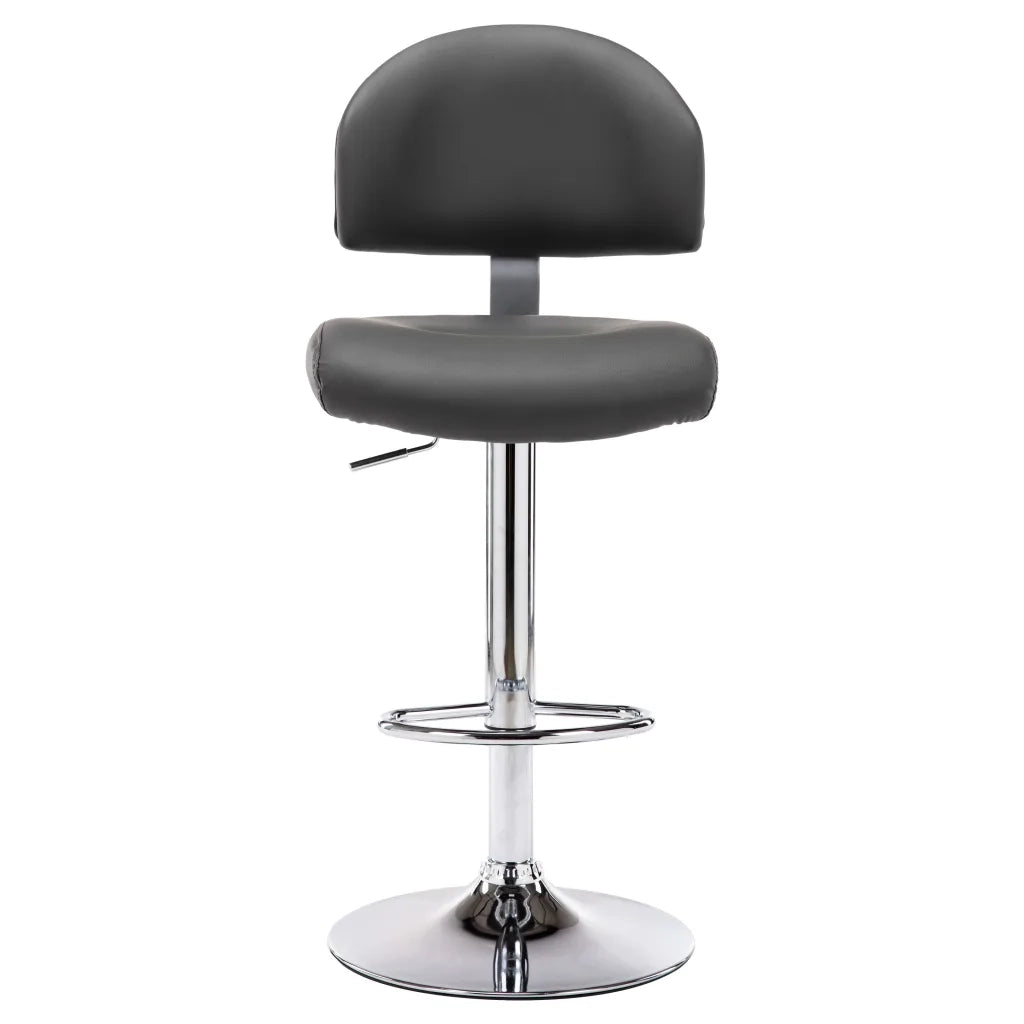 Sgabello da Bar Grigio in Similpelle cod mxl 56548