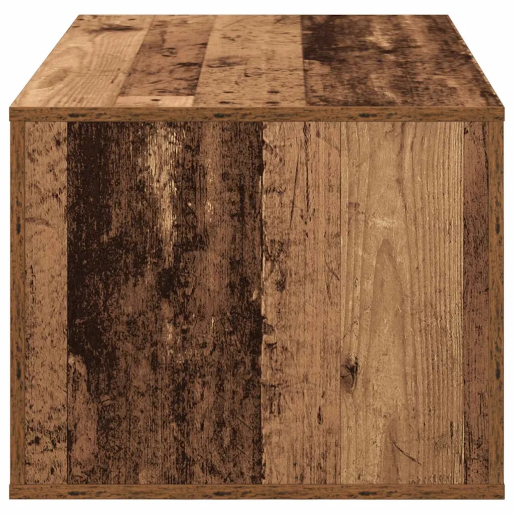 Tavolino da salotto con cassetto Legno vecchio 80 x 50 x 40 cm
