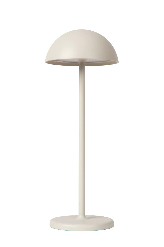 Lampada da tavolo esterna ricaricabile JOY Lucide LED 1,5W bianca